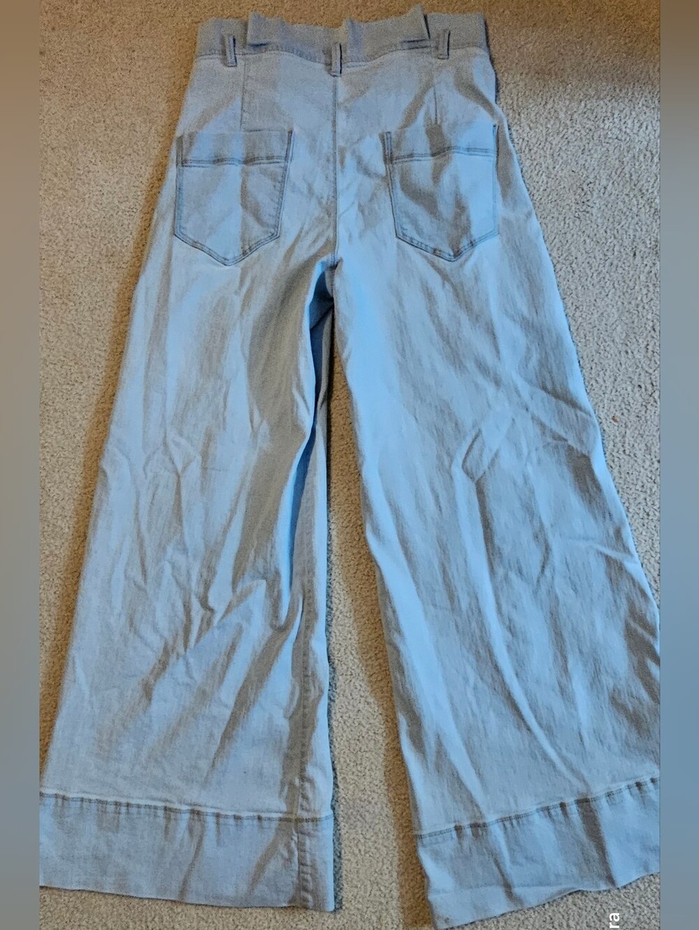 Venus high-waisted sailor jeans combine retro 1970s aesthetic details Size 10 - Picture 7 of 13